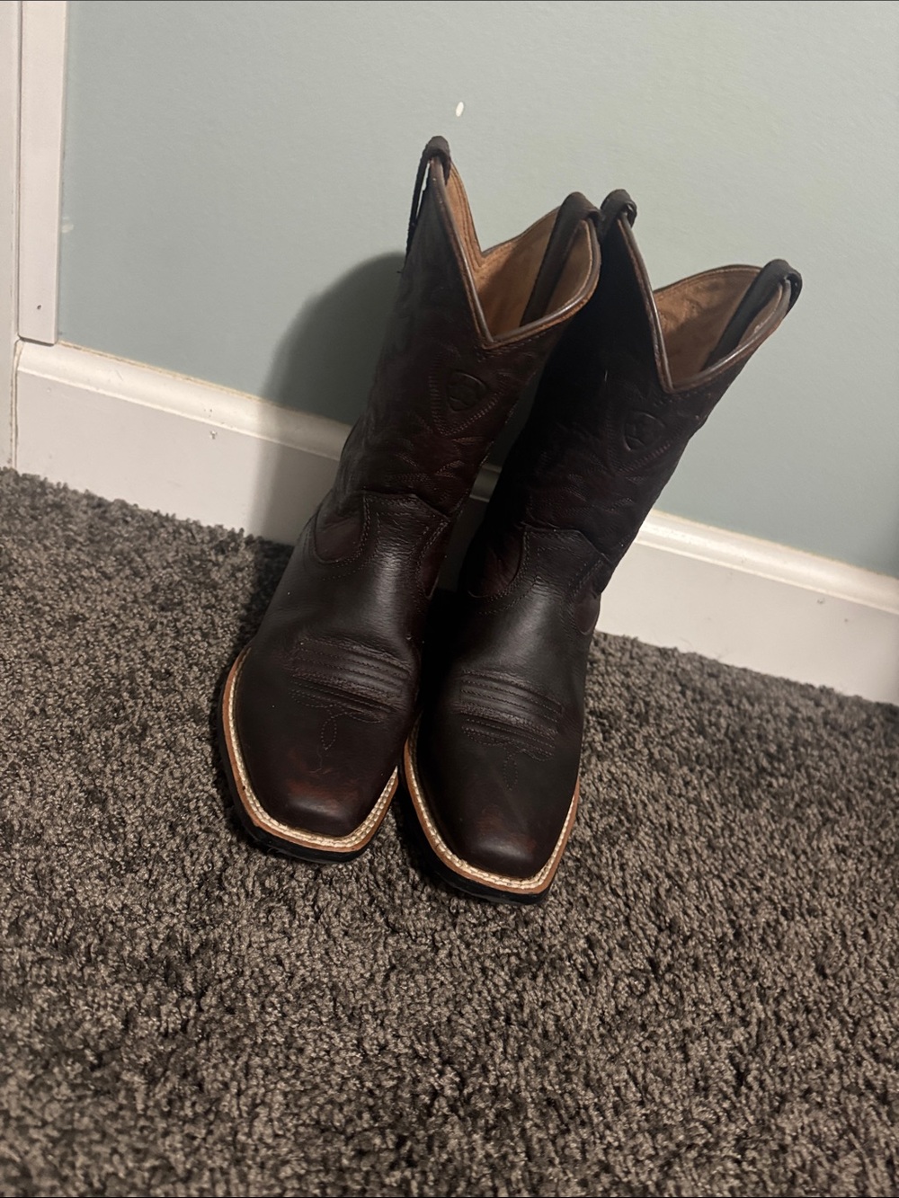 Ariat Dark Brown Kids' Western Cowboy Boots